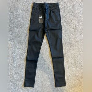 Apperloth Leather Skinny Jeans
